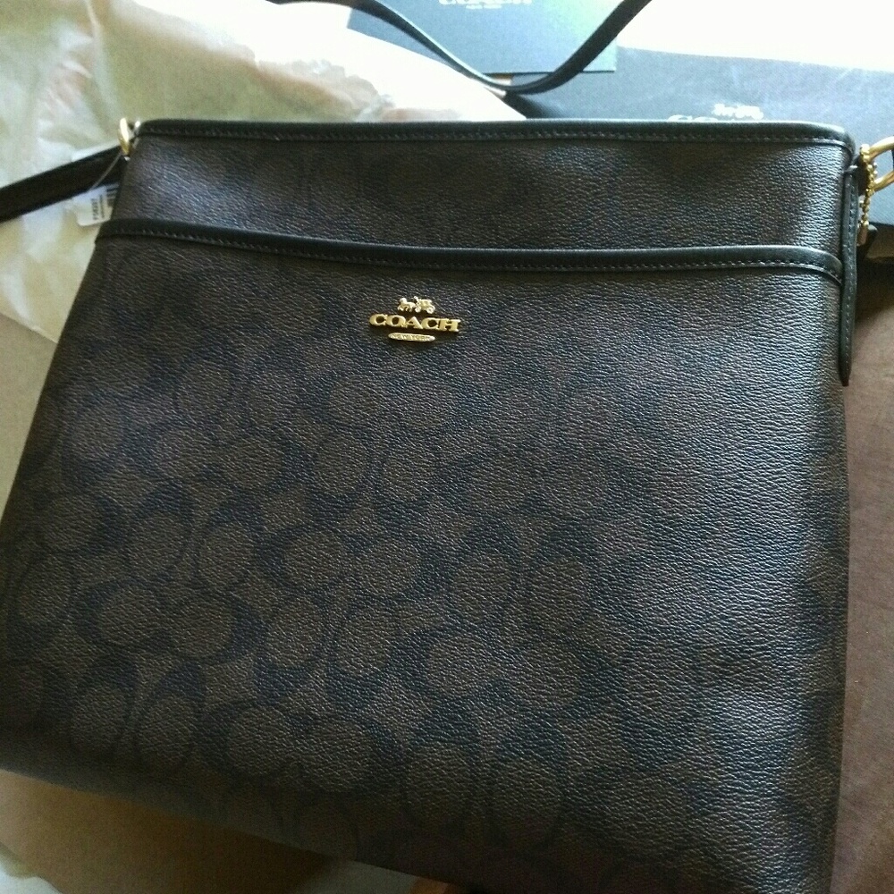Authentic coach sling bag